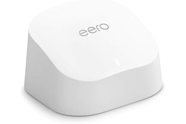 Amazon eero 6 mesh wifi add-on extender - Add up to 1,500 sq. ft. of Wi-Fi 6 coverage. Required eero mesh wifi system not inc