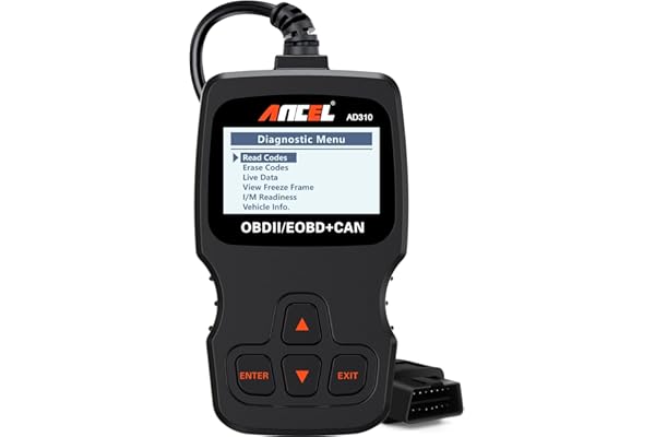 ANCEL AD310 Classic Enhanced Universal OBD II Scanner Car Engine Fault Code Reader CAN Diagnostic Scan Tool, Read and Clear E