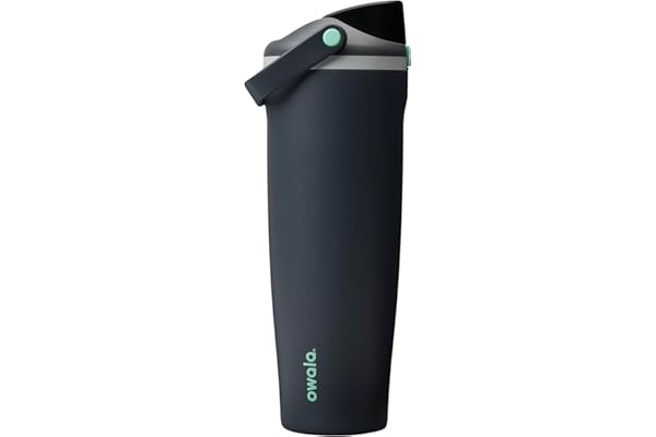 Owala FreeSip Sway Insulated Stainless Steel Water Bottle with Two-Way Spout, Built-In Straw and Bucket Handle, Made for Trav