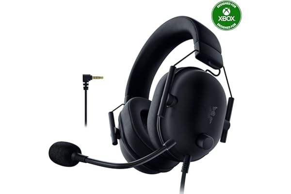 Razer BlackShark V2 X Xbox Gaming Headset: 50mm Drivers - Cardioid Mic - Lightweight - Comfortable, Noise Isolating Earcups -