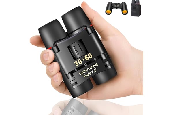 Compact Binoculars for Adults and Kids, HD Mini Portable Outdoor Binoculars Children, Pocket Lightweight Folding for Bird Wat
