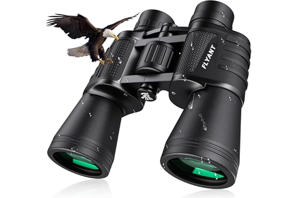 20x50 High Powered Binoculars for Adults, Waterproof Compact Binoculars with Low Light Vision for Bird Watching Hunting Campi