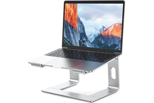 BESIGN LS03 Aluminum Laptop Stand, Ergonomic Detachable Computer Stand, Notebook Riser, Laptop Mount Compatible with Air, Pro