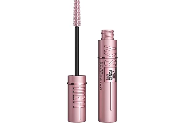 Maybelline Lash Sensational Sky High Washable Mascara Makeup, Volumizing, Lengthening, Defining, Curling, Multiplying, Builda