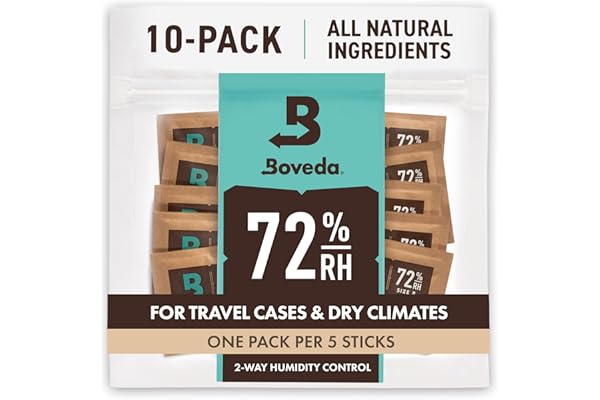 Boveda 72% RH 2-Way Humidity Control – Restores & Maintains Humidity – All in One Solution for Humidification- Patented Techn