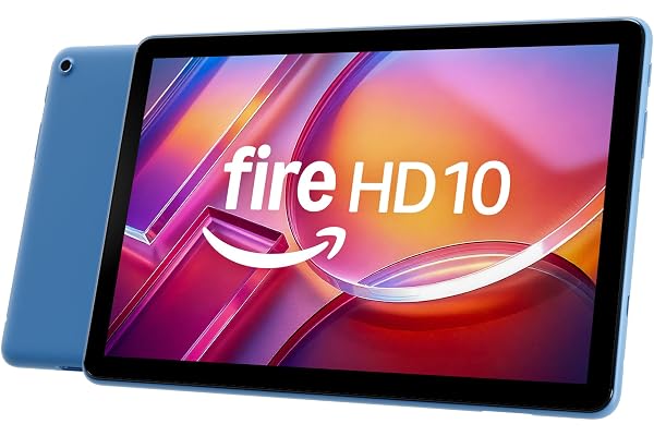 Amazon Fire HD 10 tablet (newest model) built for relaxation, 10.1" vibrant Full HD screen, octa-core processor, 3 GB RAM, 64