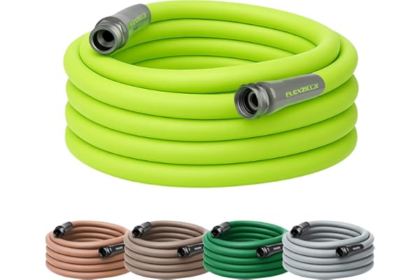 Flexzilla Garden Hose 5/8 in. x 50 ft., Lightweight All-Weather Water Hose, Durable and Flexible, Leak-Free Connections