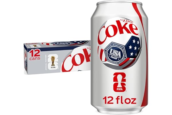 Diet Coke Soda Soft Drinks, 12 fl oz Fridge Pack Cans, 12 Pack - Cola Flavored Diet Soda Soft Drinks