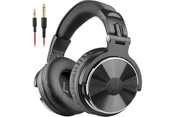 OneOdio Wired Over Ear Headphones Hi-Res Studio Monitor & Mixing DJ Stereo Headsets with 50mm Drivers and 1/4 to 3.5mm Jack f