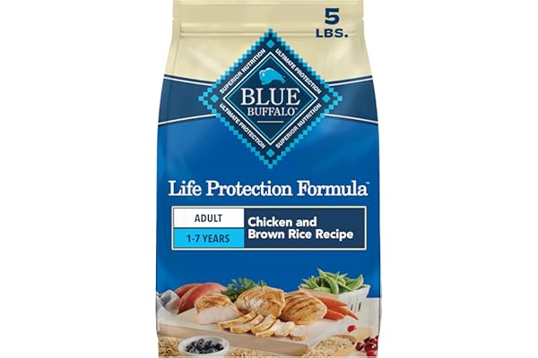 Blue Buffalo Life Protection Formula Chicken & Brown Rice Adult Dry Dog Food, Supports Immunity with Antioxidant-Rich LifeSou