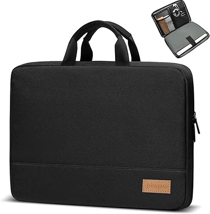 Bagasin 15 15.6 16 Inch Laptop Sleeve Water Resistant Carrying Bag / Carrying Case for Computer Compatible with MacBook, HP, Dell, Lenovo, Asus Notebook